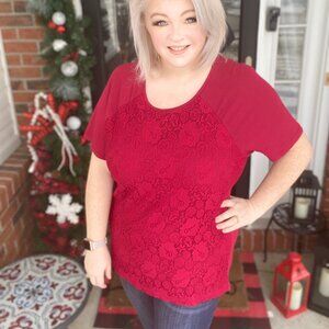 Juliet Lace Front Tee